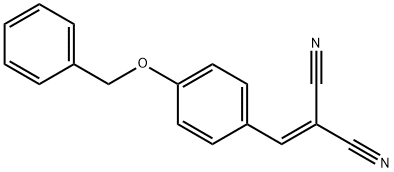 Propanedinitrile, 2-[[4-(phenylmethoxy)phenyl]methylene]- 结构式