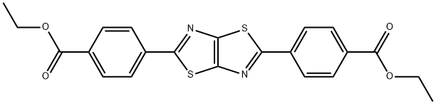 Benzoic acid, 4,4'-thiazolo[5,4-d]thiazole-2,5-diylbis-, diethyl ester (9CI) 结构式