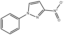 1H-Pyrazole, 3-nitro-1-phenyl- 结构式