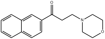 3-(morpholin-4-yl)-1-(naphthalen-2-yl)propan-1-one 结构式
