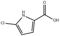 5-氯1H吡咯-2-羧酸 结构式