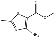 5-Thiazolecarboxylic acid, 4-amino-2-methyl-, methyl ester 结构式