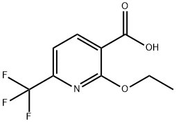 2-乙氧基-6-(三氟甲基)吡啶-3-羧酸 结构式