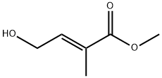 (E)-4-羟基-2-甲基丁-2-烯酸甲酯 结构式
