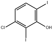 Phenol, 3-chloro-2,6-diiodo- 结构式