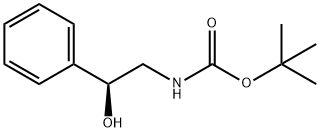 (S)-N-BOC-2-羟基-2-苯乙胺 结构式