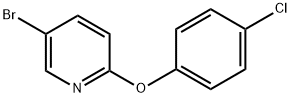 5-溴-2-(4-氯苯氧基)吡啶 结构式