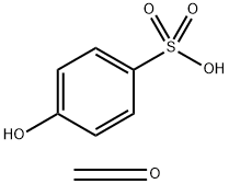 Benzenesulfonic acid, 4-hydroxy-, polymer with formaldehyde 结构式