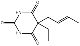 (E)-Crotylbarbital 结构式