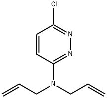 3-Pyridazinamine, 6-chloro-N,N-di-2-propen-1-yl- 结构式