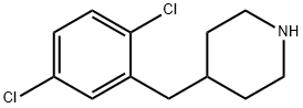 Piperidine, 4-[(2,5-dichlorophenyl)methyl]- 结构式