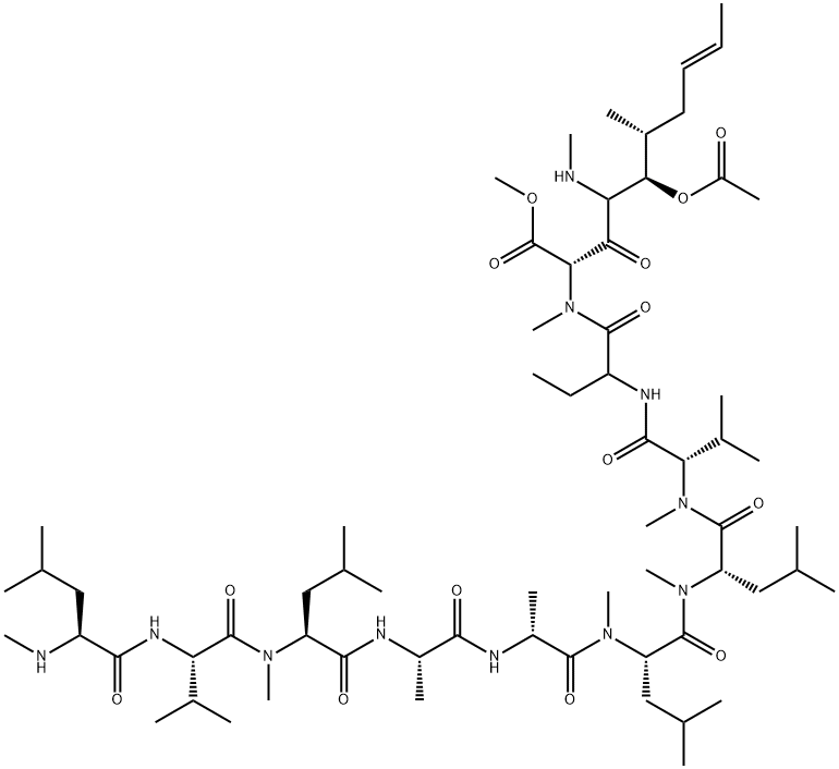 Cyclosporin A-Derivative 1 Free base 结构式