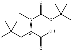 BOC-N-甲基-L-高叔亮氨酸 结构式