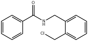 Benzamide, N-[[2-(chloromethyl)phenyl]methyl]- 结构式