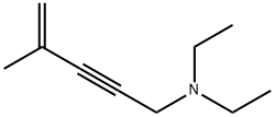 N,N-二乙基-4-甲基戊烷-4-烯-2-炔-1-胺 结构式