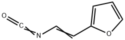 Furan, 2-(2-isocyanatoethenyl)- 结构式