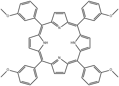 MESO-TETRAKIS(3-METHOXYPHENYL)PORPHYRIN 结构式