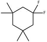 Cyclohexane, 1,1-difluoro-3,3,5,5-tetramethyl- 结构式