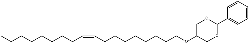 1,3-Dioxane, 5-[(9Z)-9-octadecen-1-yloxy]-2-phenyl- 结构式