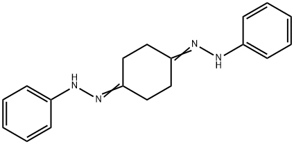 1,4-Cyclohexanedione, 1,4-bis(2-phenylhydrazone) 结构式