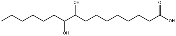 Hexadecanoic acid, 9,10-dihydroxy- 结构式