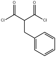 Propanedioyl dichloride, 2-(phenylmethyl)- 结构式