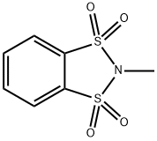 1,3,2-Benzodithiazole, 2-methyl-, 1,1,3,3-tetraoxide 结构式