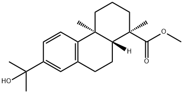 1-Phenanthrenecarboxylic acid, 1,2,3,4,4a,9,10,10a-octahydro-7-(1-hydroxy-1-methylethyl)-1,4a-dimethyl-, methyl ester, (1R,4aS,10aR)- 结构式