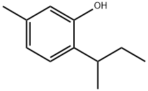 5-甲基-2-仲丁基苯酚 结构式