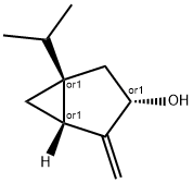 Bicyclo[3.1.0]hexan-3-ol, 4-methylene-1-(1-methylethyl)-, (1R,3S,5R)-rel- 结构式