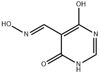 (E)-4,6-二羟基嘧啶-5-甲醛肟 结构式