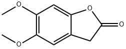 2(3H)-Benzofuranone, 5,6-dimethoxy- 结构式