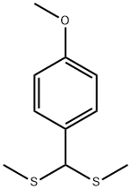 Benzene, 1-[bis(methylthio)methyl]-4-methoxy- 结构式
