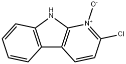9H-Pyrido[2,3-b]indole, 2-chloro-, 1-oxide 结构式