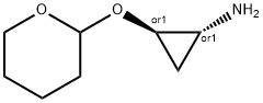 Cyclopropanamine, 2-[(tetrahydro-2H-pyran-2-yl)oxy]-, (1R,2R)-rel- 结构式