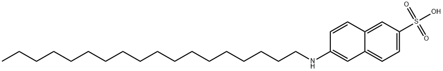 N-OCTADECYLNAPHTHYL-2-AMINO-6-SULPHONIC ACID 结构式