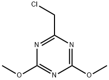 1,3,5-TRIAZINE, 2-(CHLOROMETHYL)-4,6-DIMETHOXY- 结构式