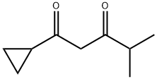 1,3-Pentanedione, 1-cyclopropyl-4-methyl- 结构式