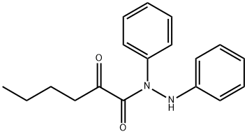 2-Oxo-hexanoic acid N,N'-diphenyl-hydrazide 结构式