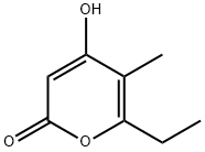 6-Ethyl-4-hydroxy-5-methyl-2H-pyran-2-one 结构式