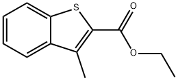 ethyl 3-methyl-1-benzothiophene-2-carboxylate 结构式
