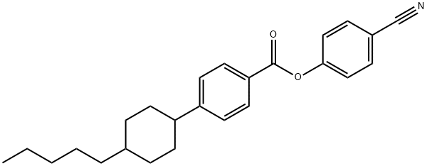 4-cyanophenyl 4-(4-pentylcyclohexyl)benzoate 结构式