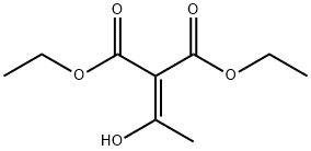 Propanedioic acid, 2-(1-hydroxyethylidene)-, 1,3-diethyl ester 结构式