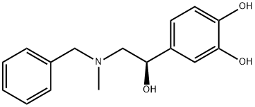 (R)-4-(2-(benzyl(methyl)amino)-1-hydroxyethyl)benzene-1,2-diol 结构式