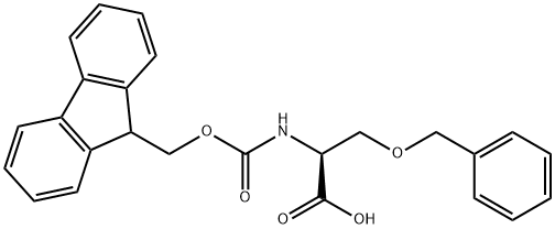 FMOC-DL-SER(BZL)-OH 结构式
