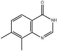 4(3H)-Quinazolinone, 7,8-dimethyl- 结构式