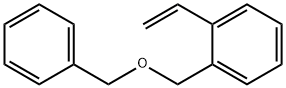 Benzene, 1-ethenyl-2-[(phenylmethoxy)methyl]- 结构式