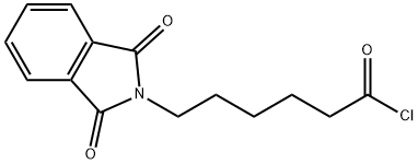 N-(6-氯-6-氧己基)邻苯二甲酰亚胺 结构式