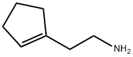 1-Cyclopentene-1-ethanamine 结构式