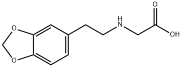 Glycine, N-[2-(1,3-benzodioxol-5-yl)ethyl]- 结构式